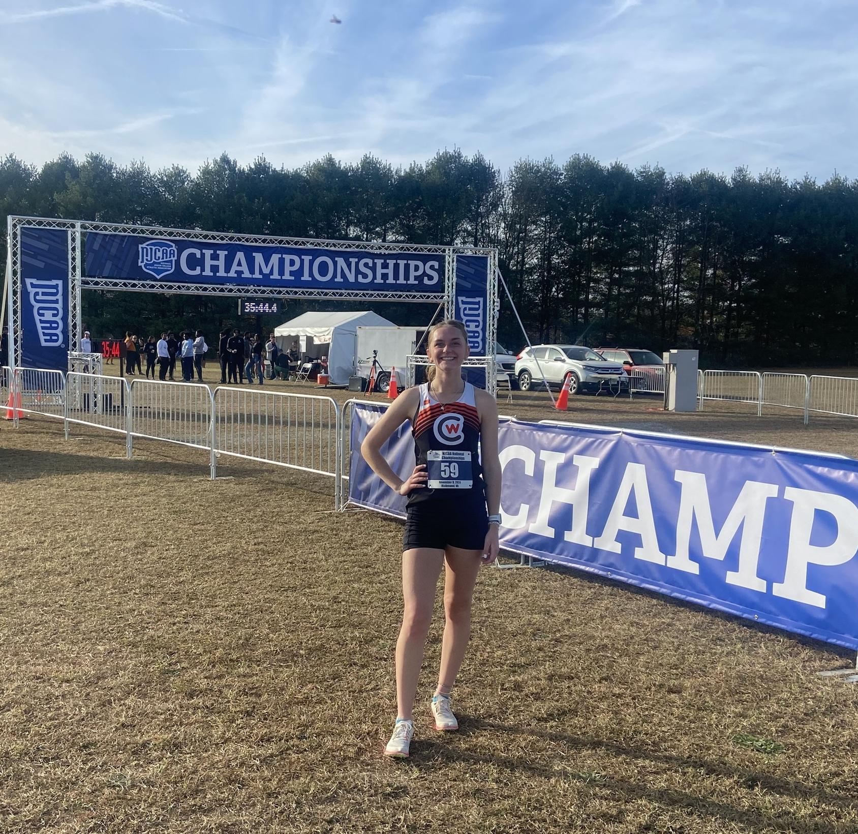 Cook Runs Personal Best at NJCAA Nationals Meet